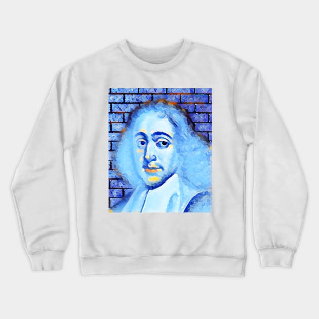 Baruch Spinoza Portrait | Baruch Spinoza Artwork | Baruch Spinoza Painting 13 Crewneck Sweatshirt by JustLit